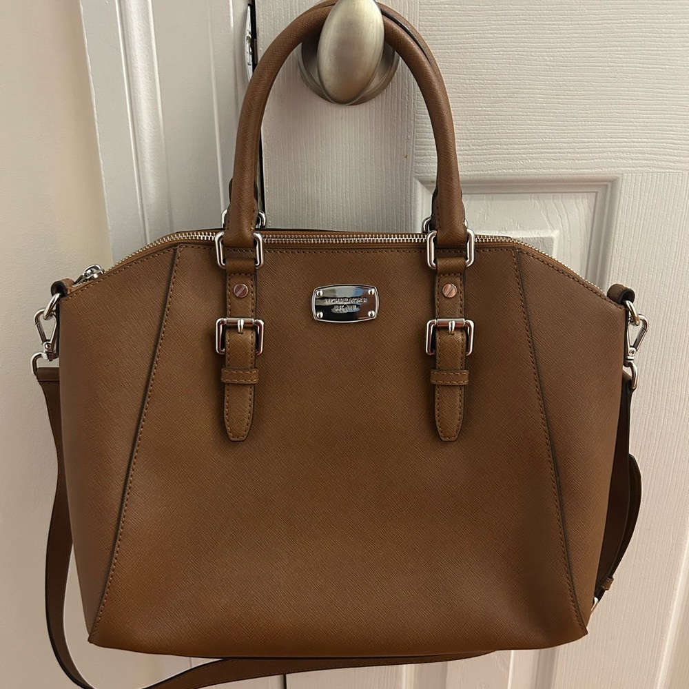 Michael Kors Tan Satchel Bag